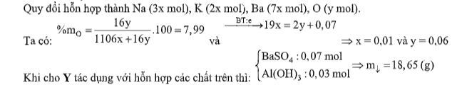 hinh-anh-hoa-tan-hoan-toan-a-gam-hon-hop-x-gom-na-na2o-k-k2o-ba-va-bao-trong-do-oxi-chiem-799-ve-khoi-luong-vao-nuoc-du-sau-phan-ung-thu-duoc-dung-dich-y-gom-naoh-koh-va-baoh2-co-ti-le-mol-tuong-ung-la-3--2--7-va-0784-lit-khi-h2-dktc-cho-y-tac-dung-voi-dung-dich-gom-002-mol-al2so4-3--001-mol-h2so4-va-004-mol-khso4-thu-duoc-m-gam-ket-tua-gia-tri-cua-m-la-3686-0