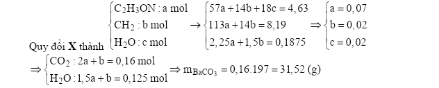 hinh-anh-hon-hop-x-gom-cac-peptit-mach-ho-deu-duoc-tao-thanh-tu-cac-amino-axit-co-dang-h2ncmhncooh-dun-nong-463-gam-x-voi-dung-dich-koh-du-thu-duoc-dung-dich-chua-819-gam-muoi-neu-dot-chay-hoan-toan-463-gam-x-can-42-lit-o2-dktc-dn-toan-bo-san-pham-chay-co2--h2o-n2--vao-dung-dich-baoh2-du-sau-phan-ung-thu-duoc-m-gam-ket-tua-va-khoi-luong-dung-dich-giam-2187-gam-gia-tri-cua-m-3780-0