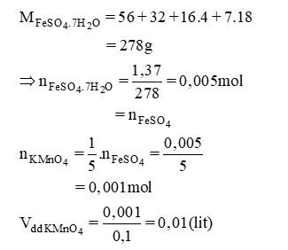 hinh-anh-hoa-tan-139g-muoi-feso47h2o-trong-dung-dich-h2so4-loang-cho-dung-dich-nay-tac-dung-voi-dung-dich-kmno4-01m-tinh-the-tich-dung-dich-kmno4-tham-gia-phan-ung-3452-0